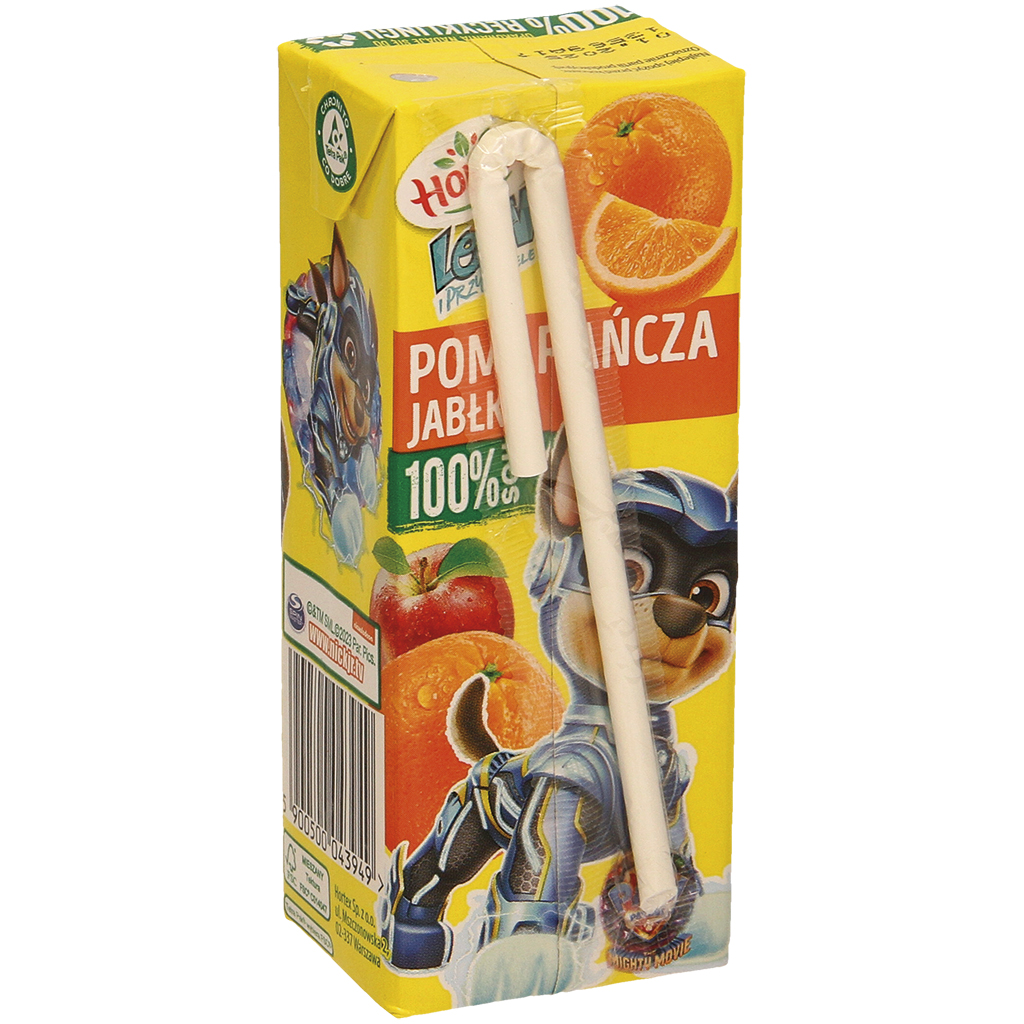Sinaasappel-appelsap gedeeltelijk uit vruchtensapconcentraat