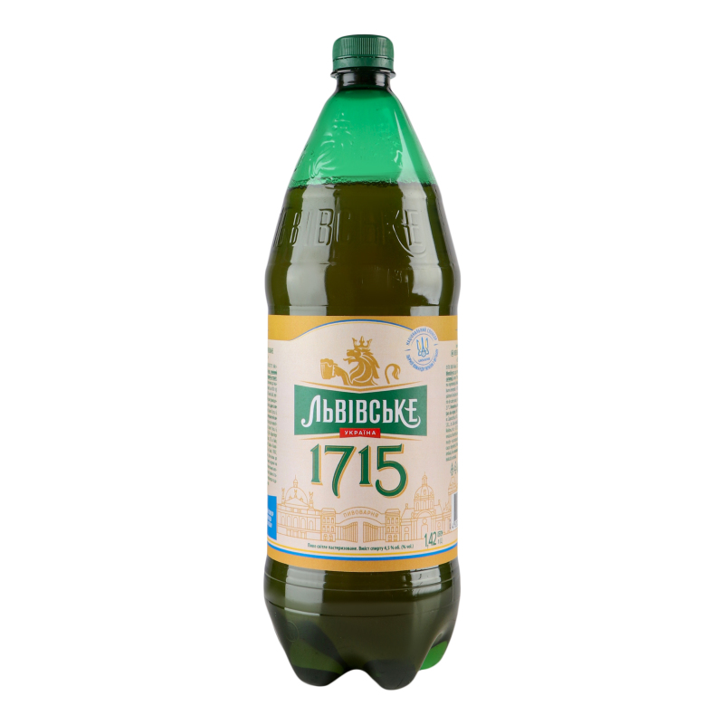 Gepasteuriseerd licht bier "Lvivske 1715"