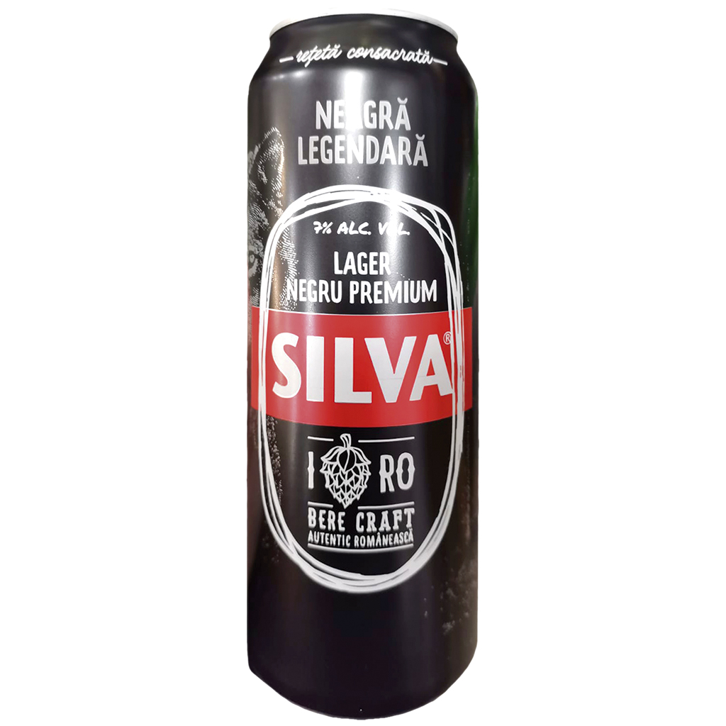 Starkbier "Silva Craft Neagră", gepasteuriseerd, 7 % vol.