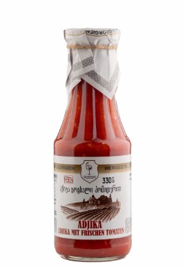 Kruiden saus "Adjika" met verse tomaten