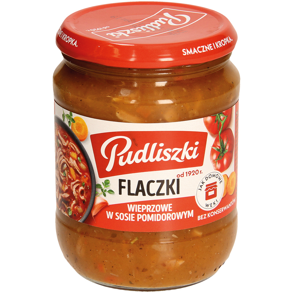 Свиные рубцы в томатном соусе. Стерилизованный продукт.