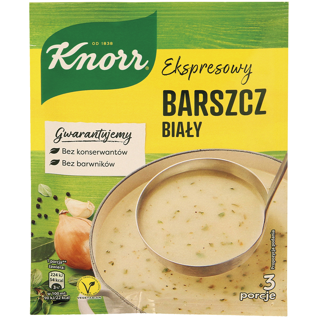 Instant-crèmesoep op basis van tarwebloem "Barszcz bialy"