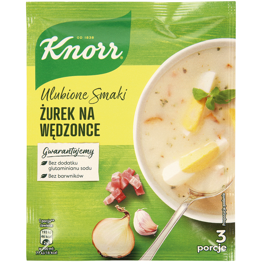 Roggenmeelsoep met gerookt spek