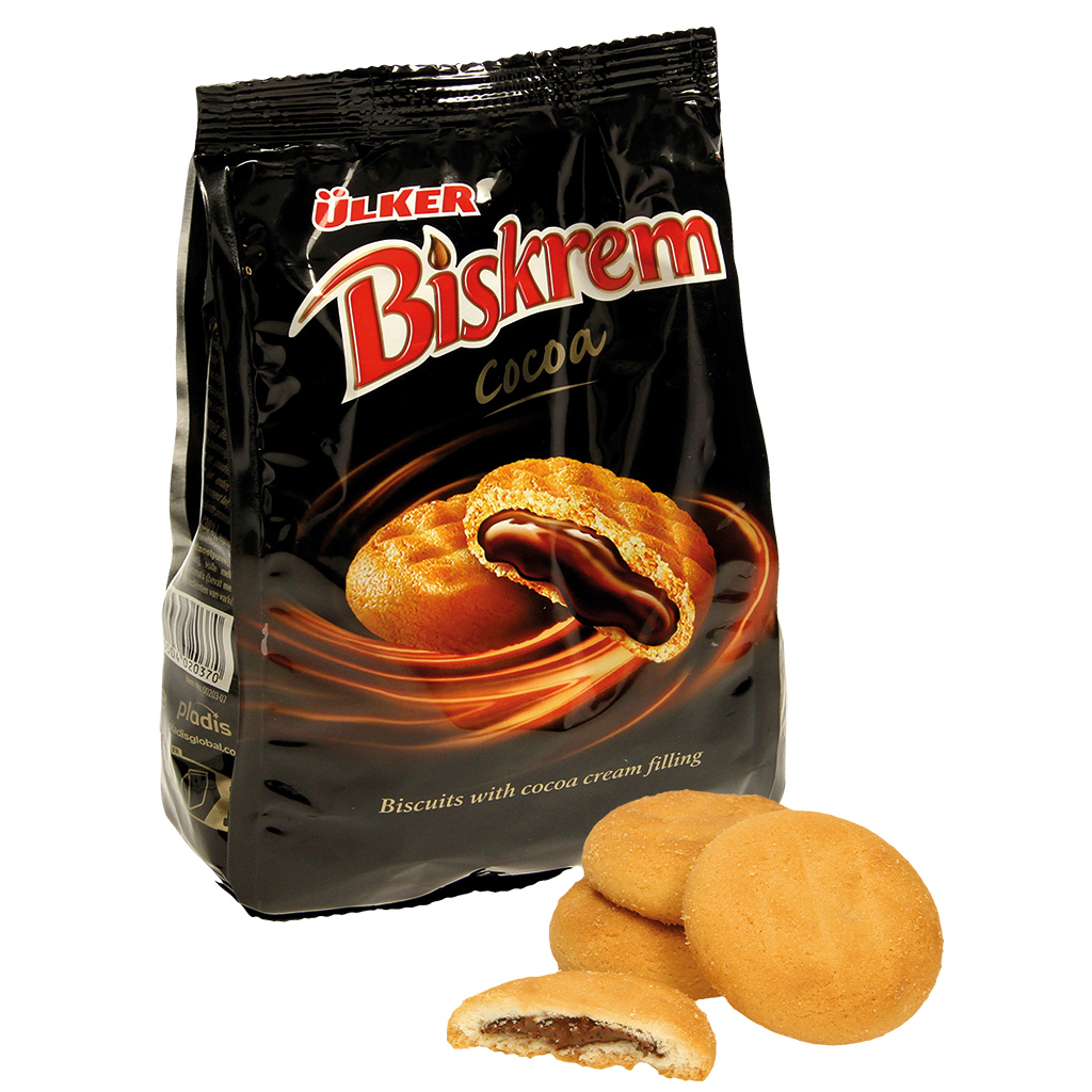 Koekjes met cacaocrèmevulling