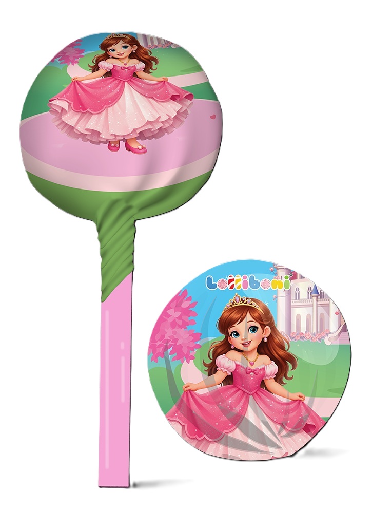 Reusachtige kauwgomlolly met fruitsmaak en een verrassing "Prinses"