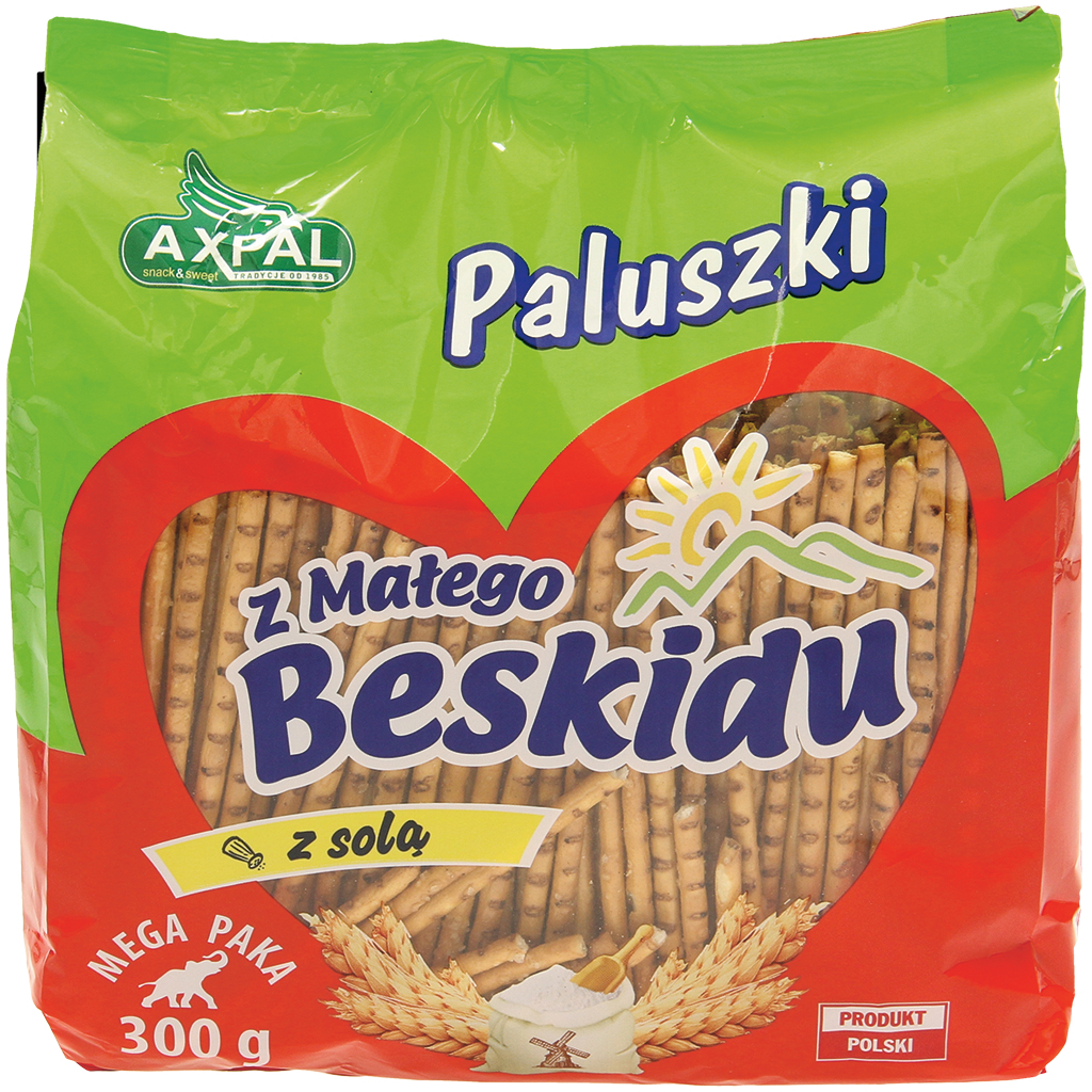 Zoutgebak met zout bestrooid