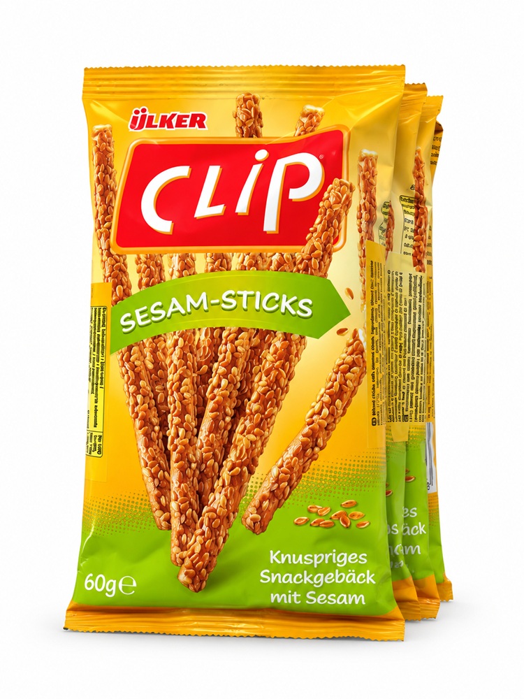 "Sesam-Sticks" Tarwegebakstokken met sesam