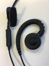 COP Headset zonder spreekknop voor SL1600, SL2600, SL4000 + Inline PTT inclusief kledingclip + hygiëndoos