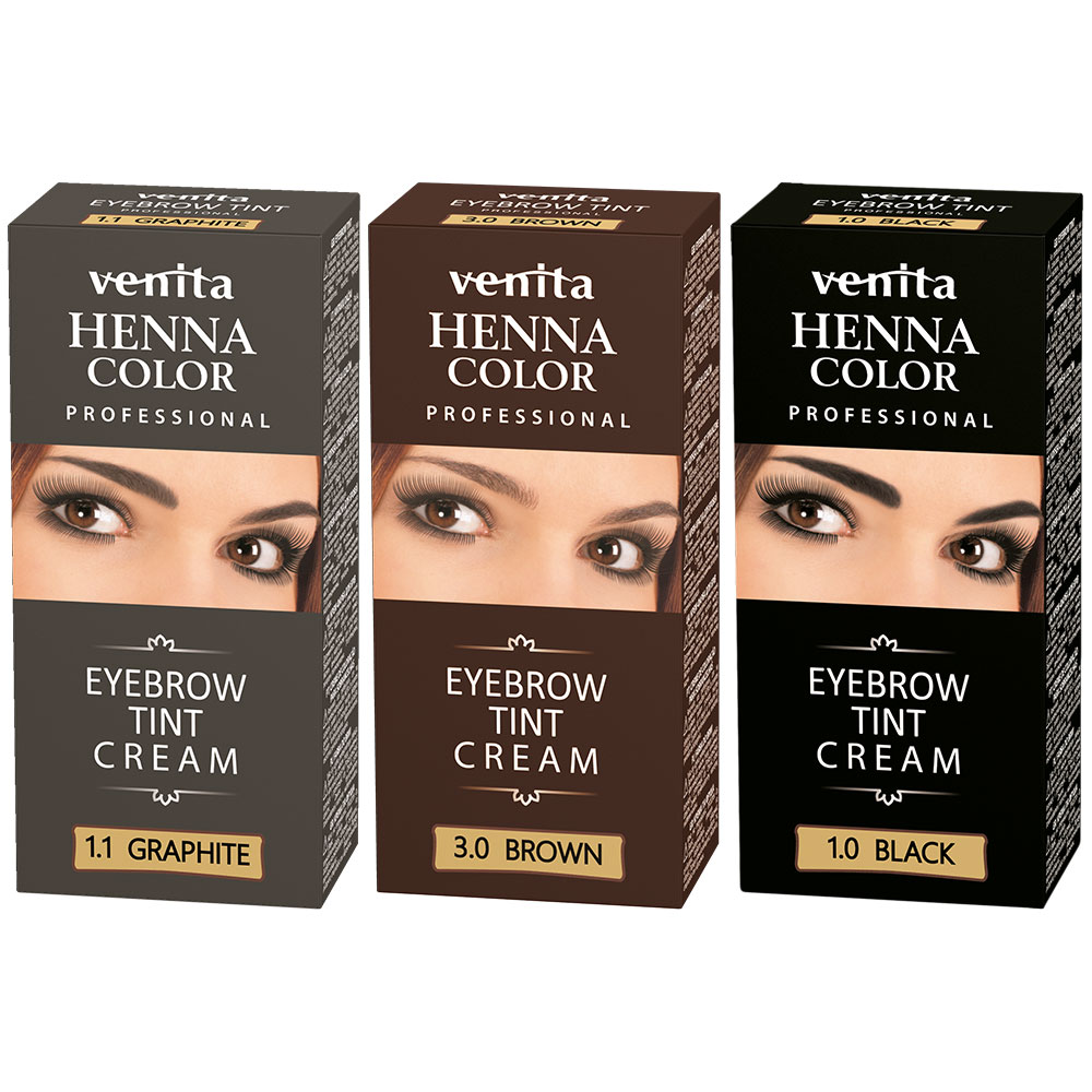 Henna Kleur - Henna-kleur voor wenkbrauwen, verschillende kleuren