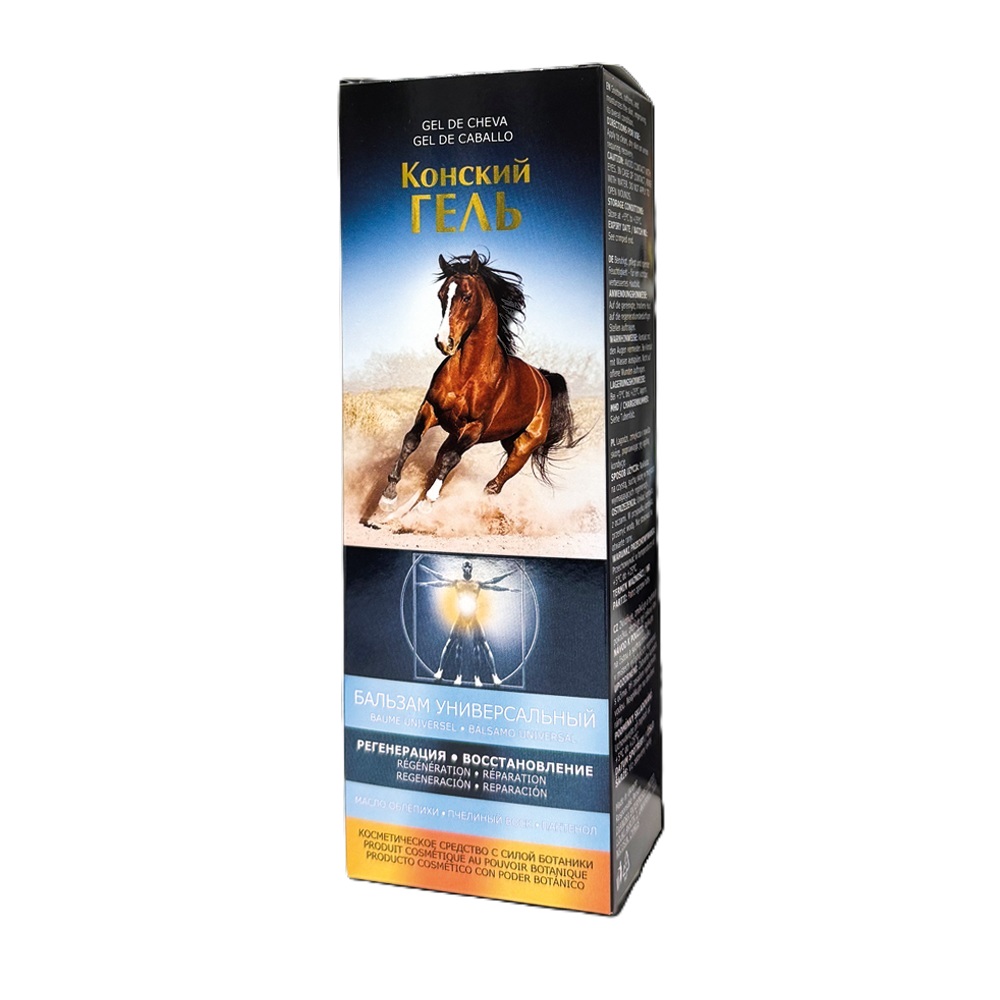 Pharma Group Paardengel – Universele lichaamsbalsem met duindoornolie en bijenwas