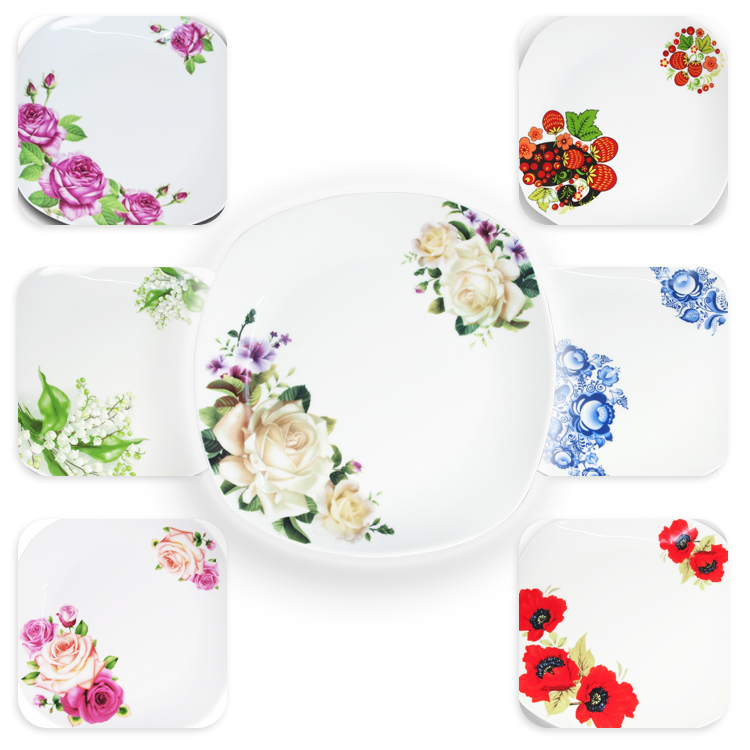 Borden 3-delige set, D-26cm, verschillende motieven