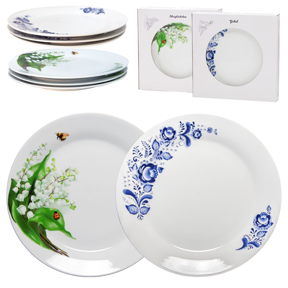 Borden 3-delige set, 26,5 cm, verschillende motieven