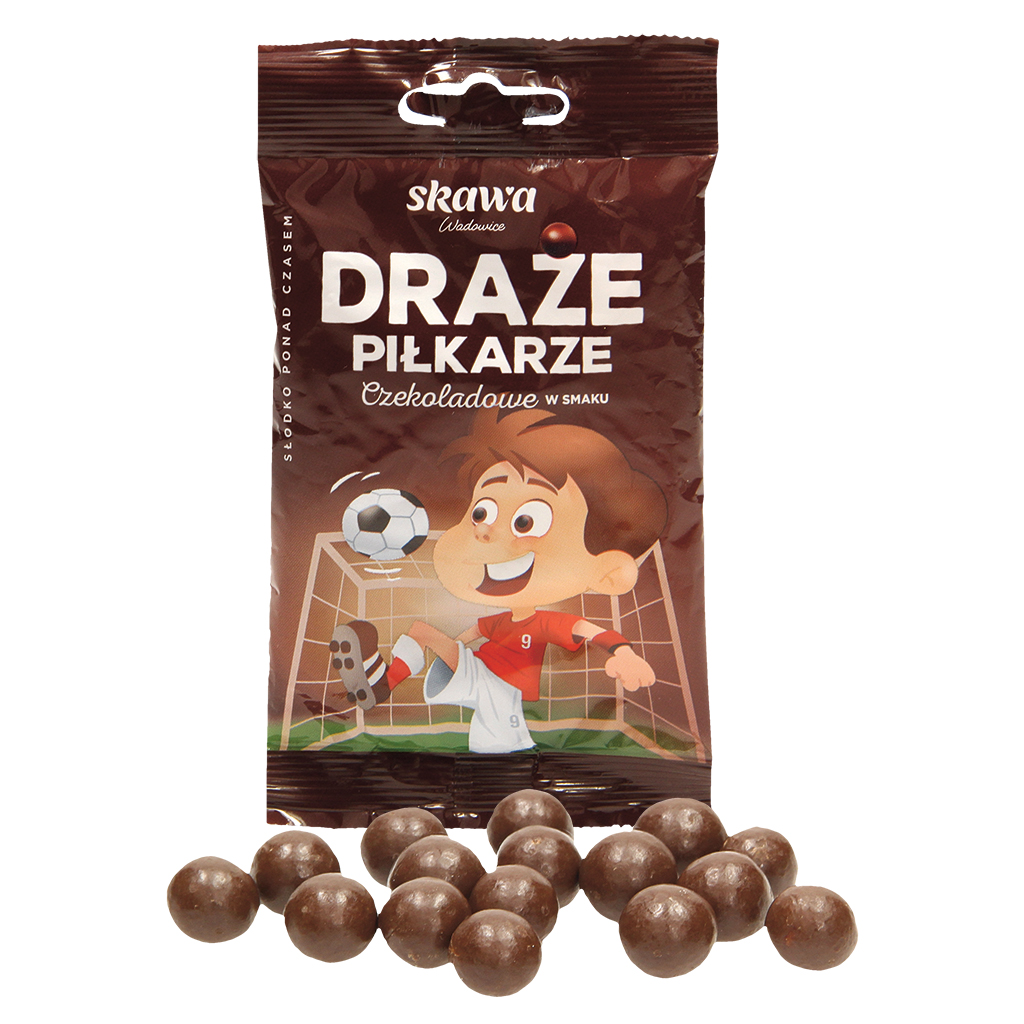 "Skawa Draze czekoladowe" Драже со вкусом шоколада в какао-глазури (17%)