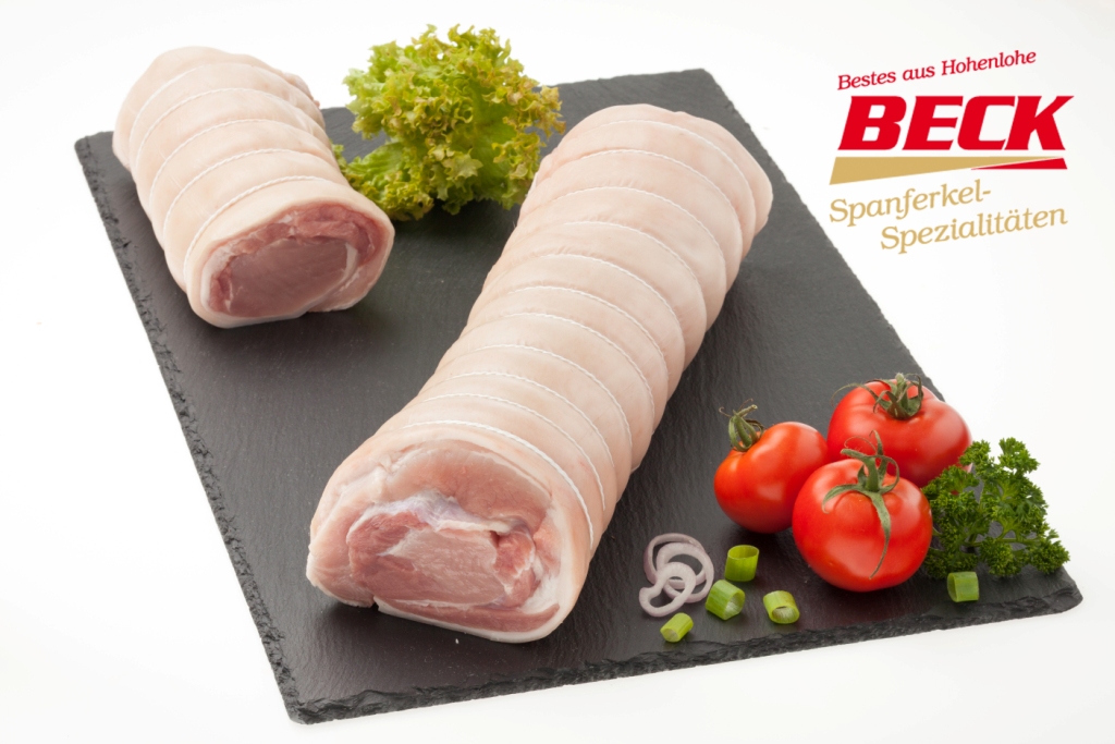 Spanferkel-Rollade Rug/Borst, vers