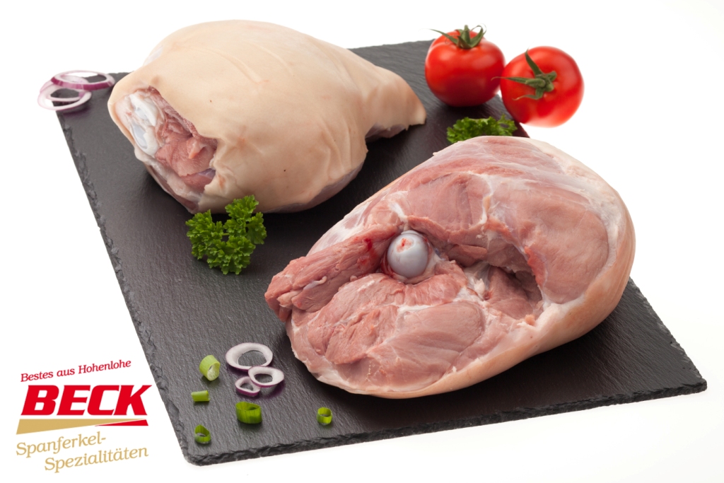 Spanferkelbout met buisbeen, vers