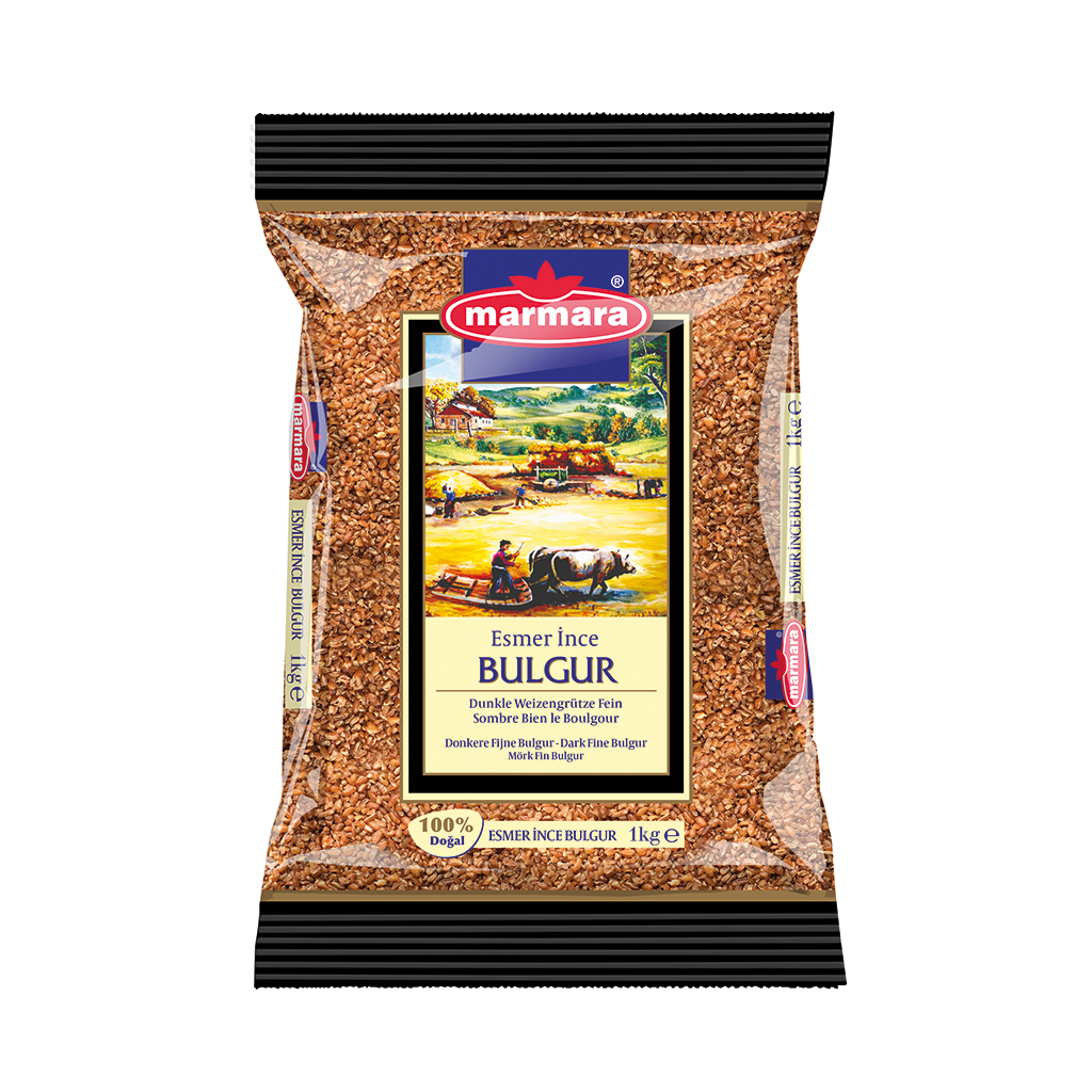 Bulgur, fijne bruine tarwegrutten