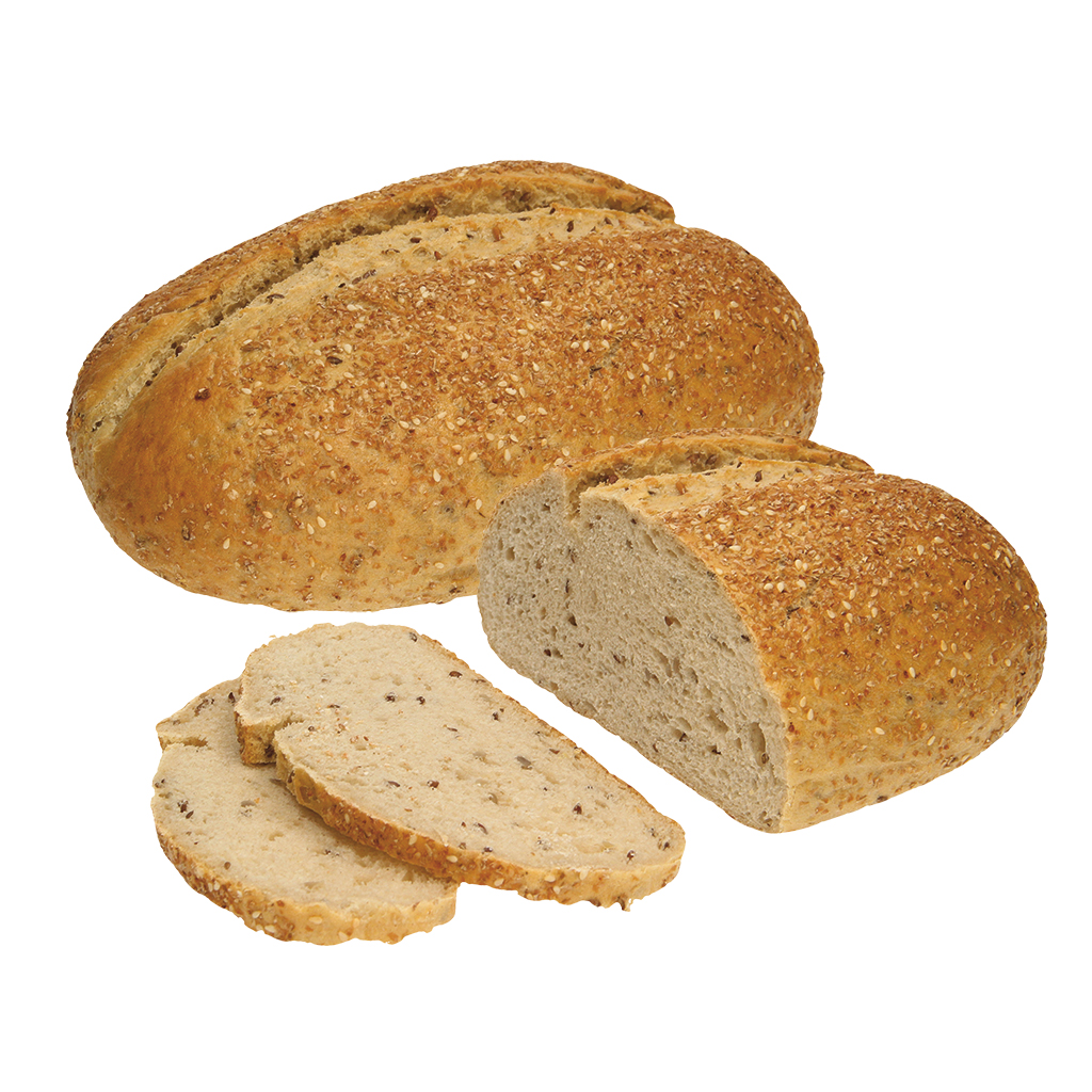 "Chleb Zlocisty" Tarwe-mengbrood met zonnebloempitten, lijnzaad en sesamzaad, voorgebakken, diepgevroren