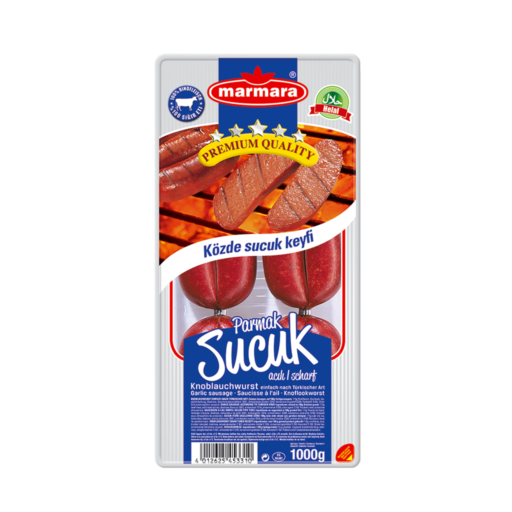 Parmak Sucuk, scherpe premium knoflookworst