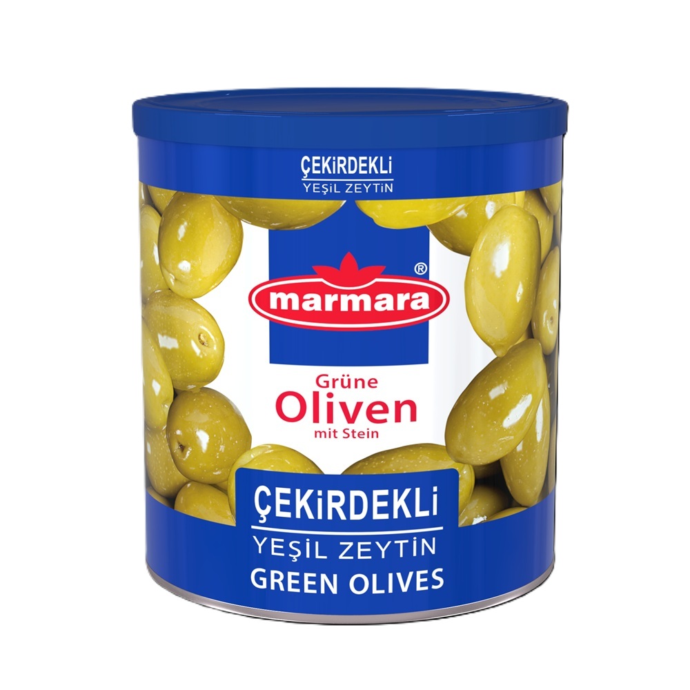 Groene olijven met pit