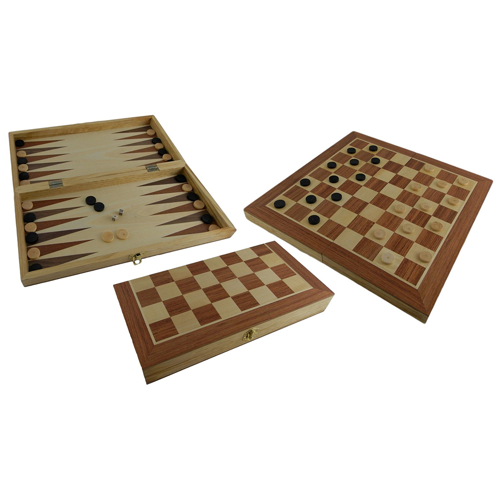 Gezelschapsspel 3in1 "Nardi" 35 cm x 35 cm