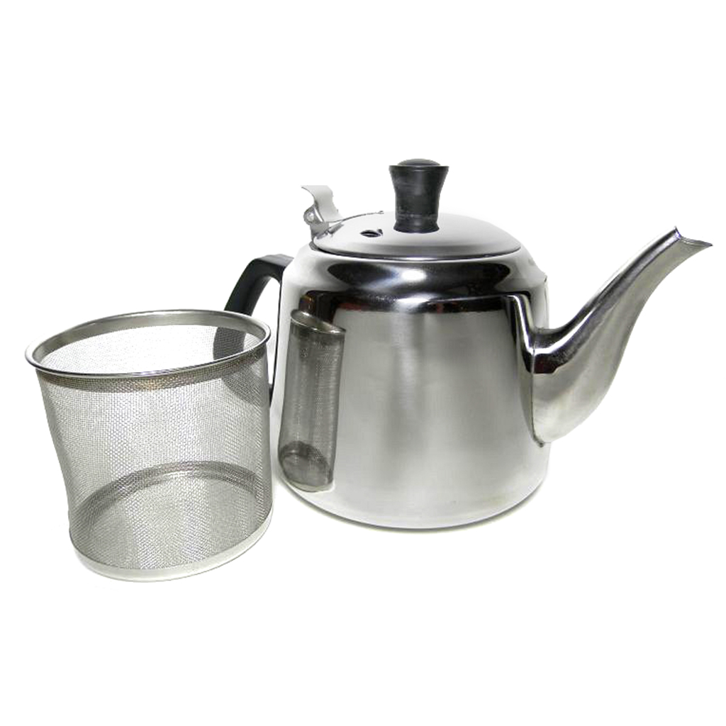 Theepot van roestvrij staal, 1,0 L