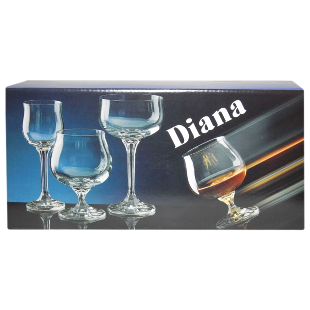 Cognacglazen, 6-delige set