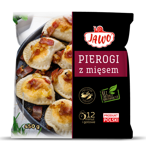 Maultaschen met vleesvulling "Pierogi met vlees", diepgevroren