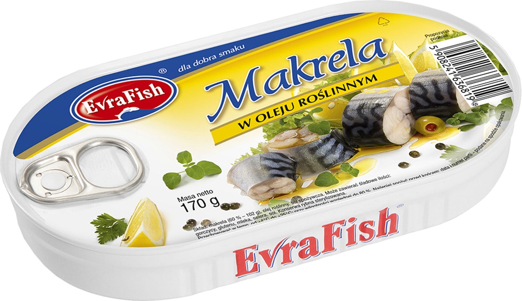 Филе скумбрии в масле
