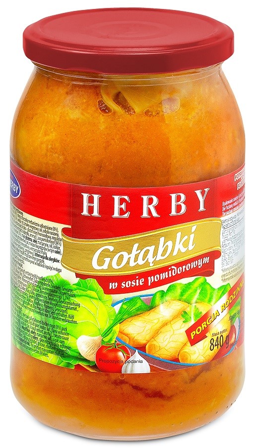 Koolrolletjes in tomatensaus