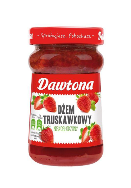 Aardbeien-fruitspread light