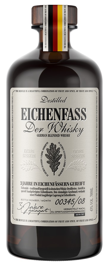 Duitse Whisky "Eikenvat", 40% vol.