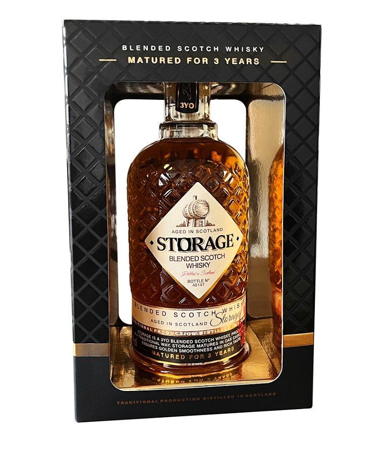 Blendet Scotch Whisky "STORAGE", 40% vol. in cadeauverpakking
