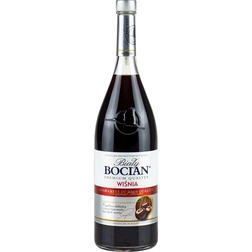 Вишневый ликер "Bialy Bocian", 28% алк.