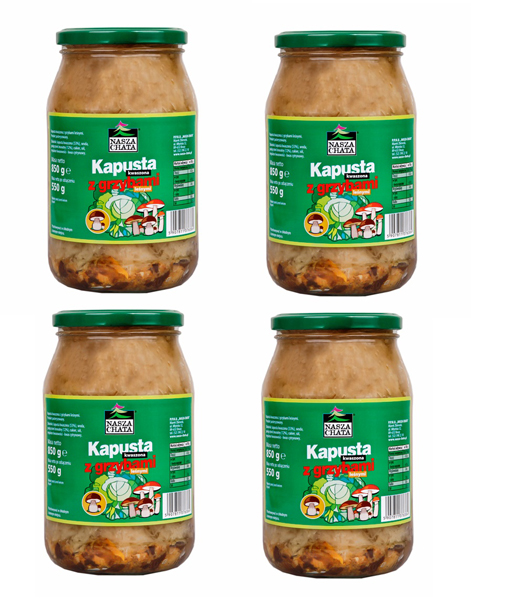 Капуста квашеная с грибами
