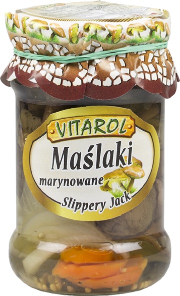 Маслята, маринованные
