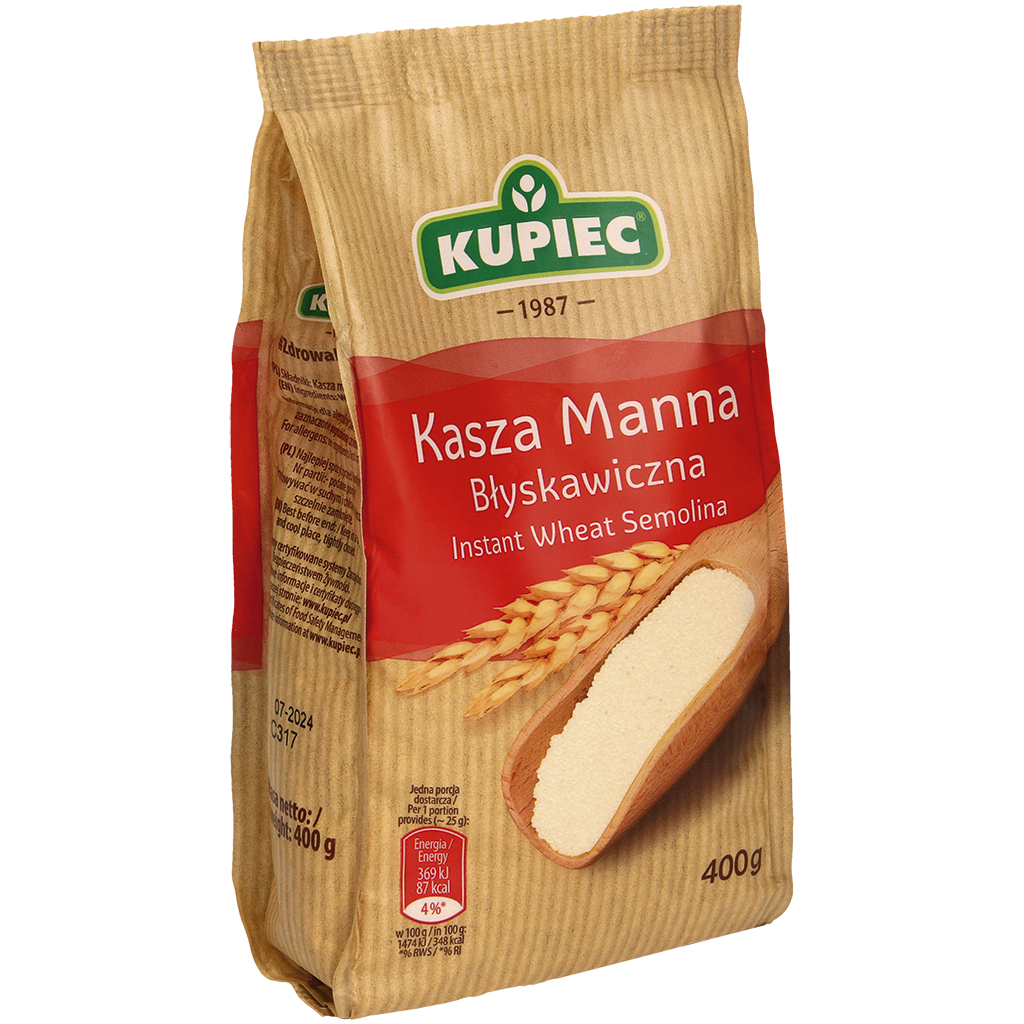 Манная крупа из мягких сортов пшеницы