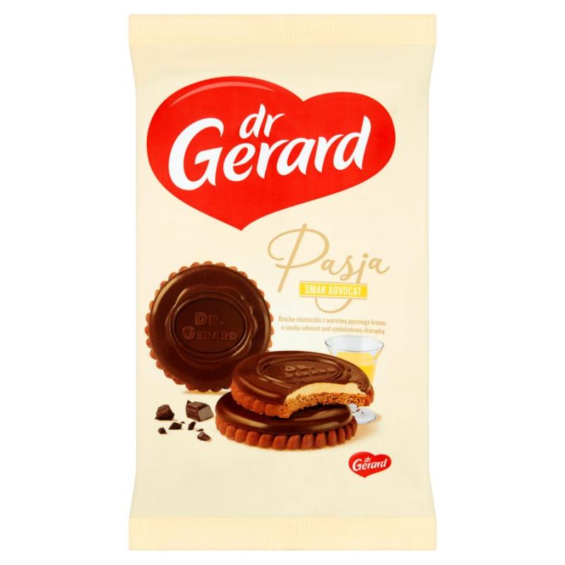 Biscuitkoekjes met advocaatcrèmevulling en chocolade