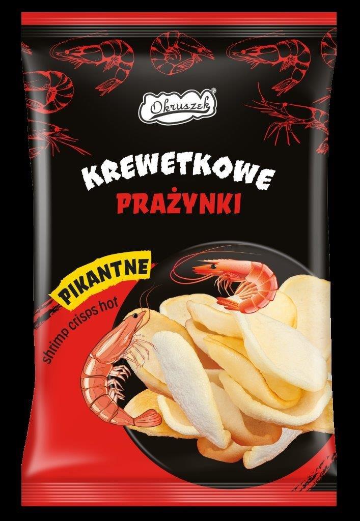 Knapperige garnalenchips pittig