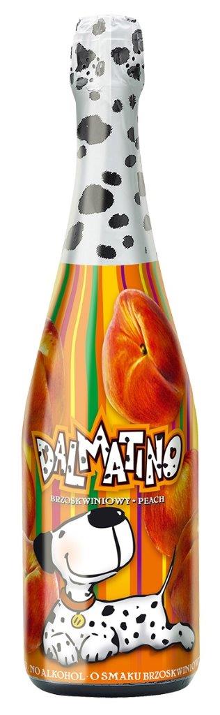 Безалкогольный газированный напиток "Dalmatino" со вкусом персика