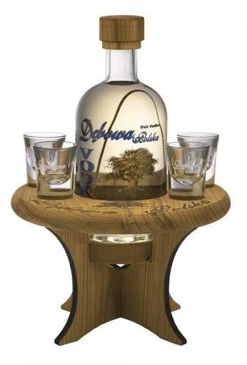 DP Wodka + Tafel en 4 shotglaasjes, 40% vol.