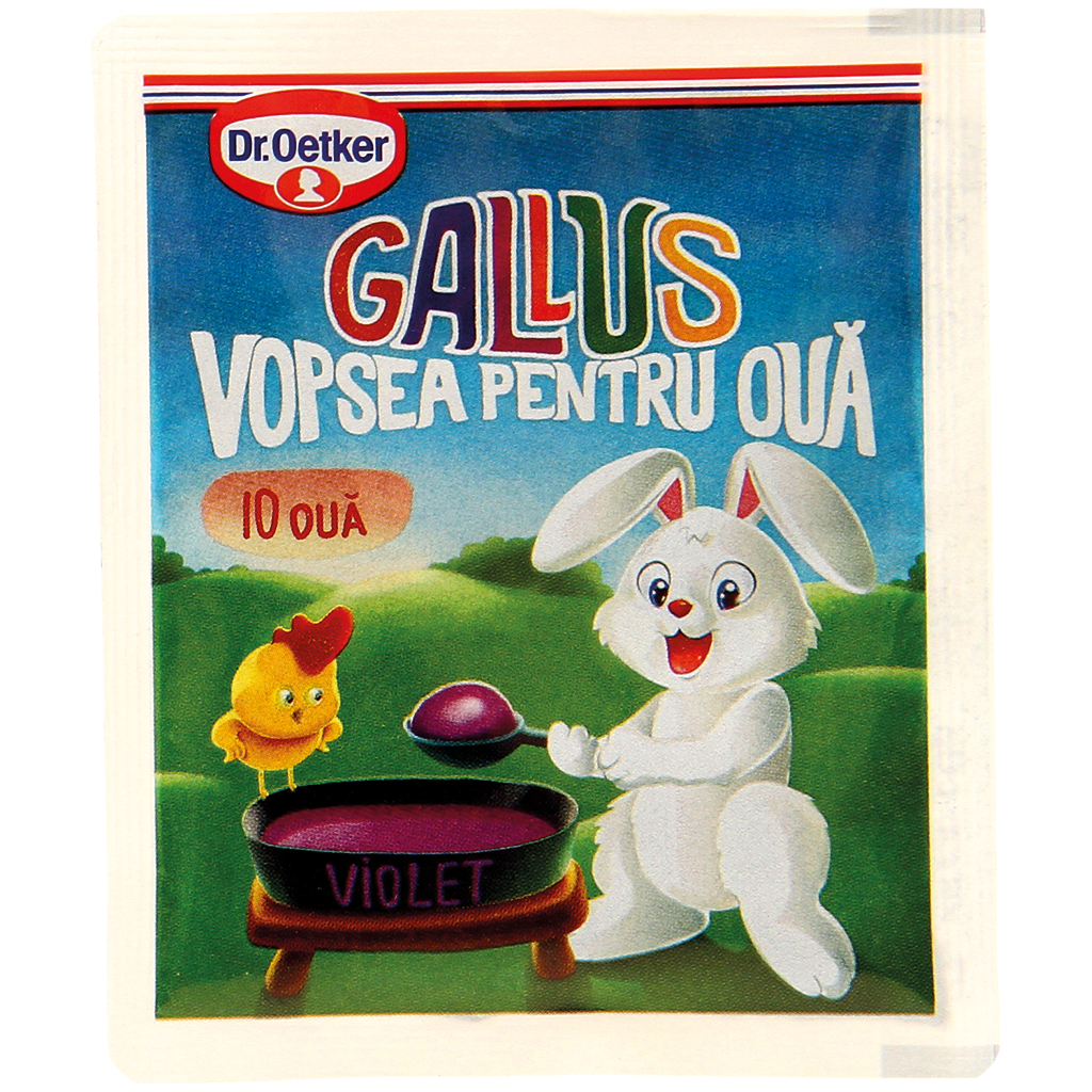 Violette eierverf voor 10 eieren