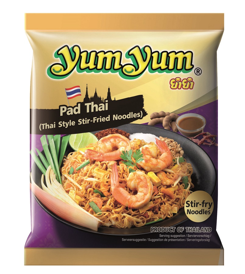 Instant noedels roerbakgerecht naar Thaise stijl "Pad Thai"