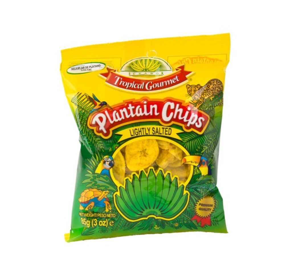 Bananenchips, gezouten