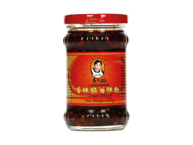Knapperige Chili-olie met gebakken uien