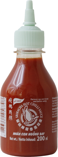 Chili-saus "Sriracha" zonder MSG
