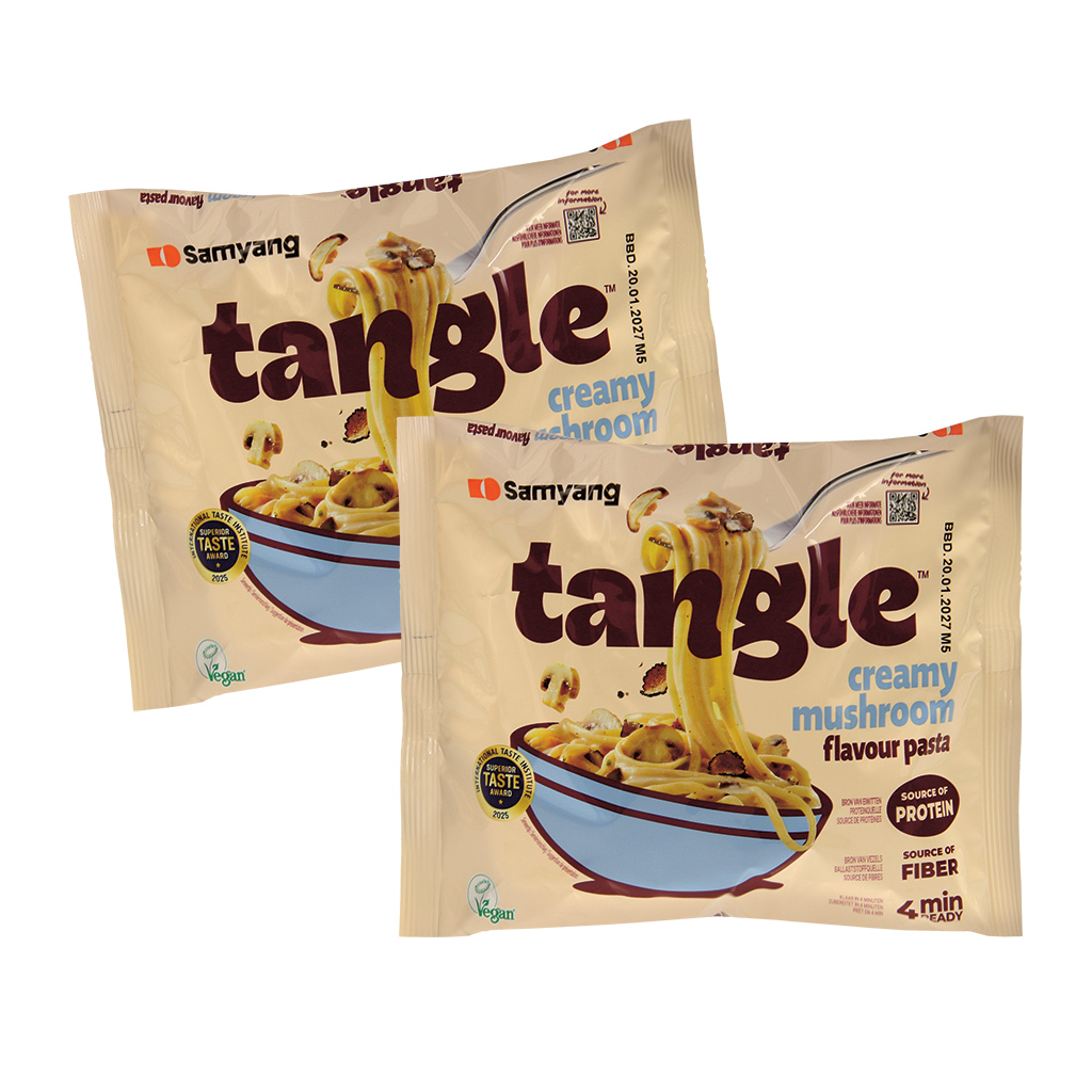 Tangle Pasta met Champignonroomsaus