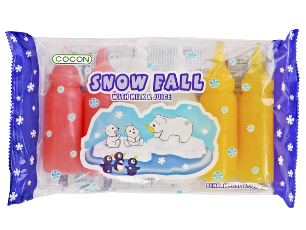 Drank met fruitsmaak-melkpoeder