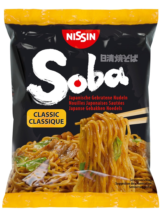 Instant tarwe noedels met "Yakisoba" kruiden saus