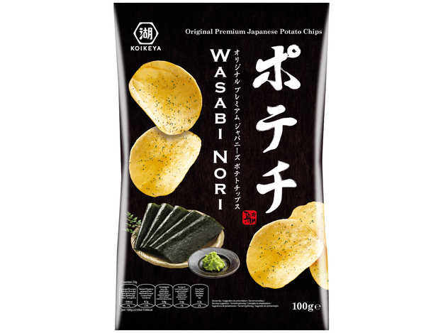 Aardappelchips met Wasabi-Nori-kruiden