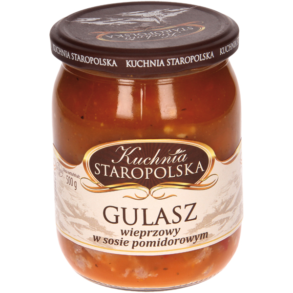 Varkensgoulash in tomatensaus
